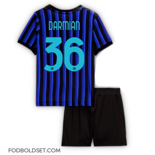 Inter Milan Matteo Darmian #36 Hjemme Trøje Børn 2025-26 Kortærmet (+ Korte bukser)